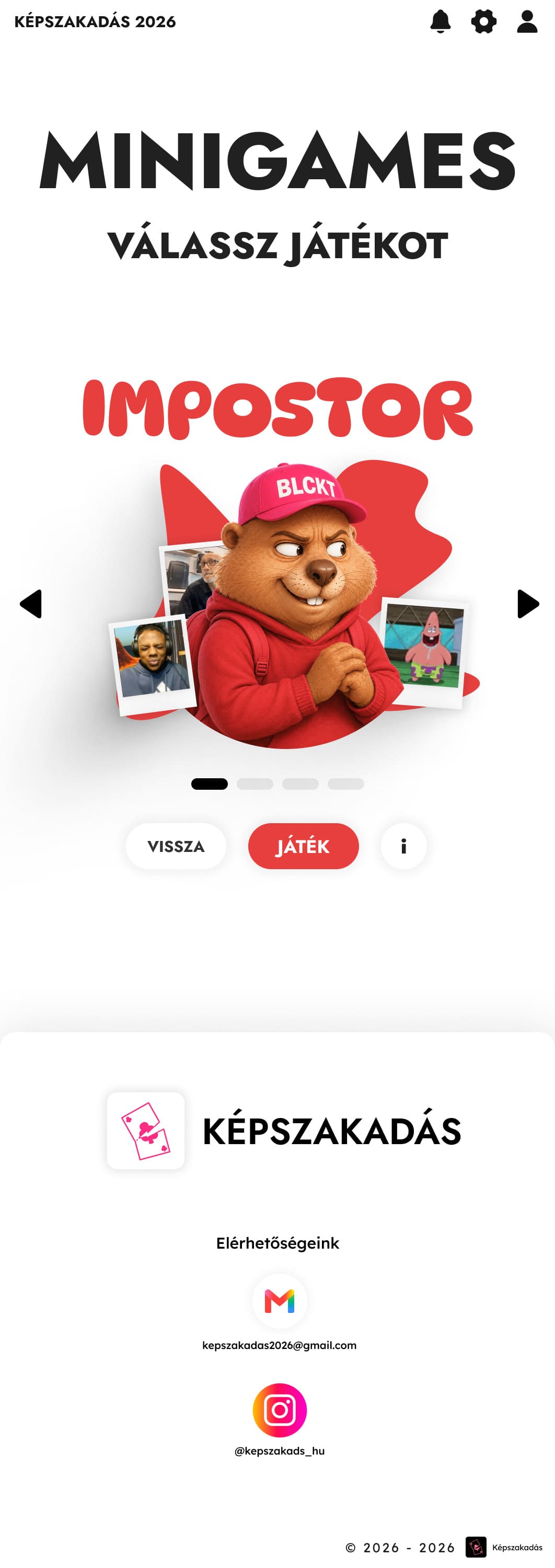 Képszakadás — screen 4