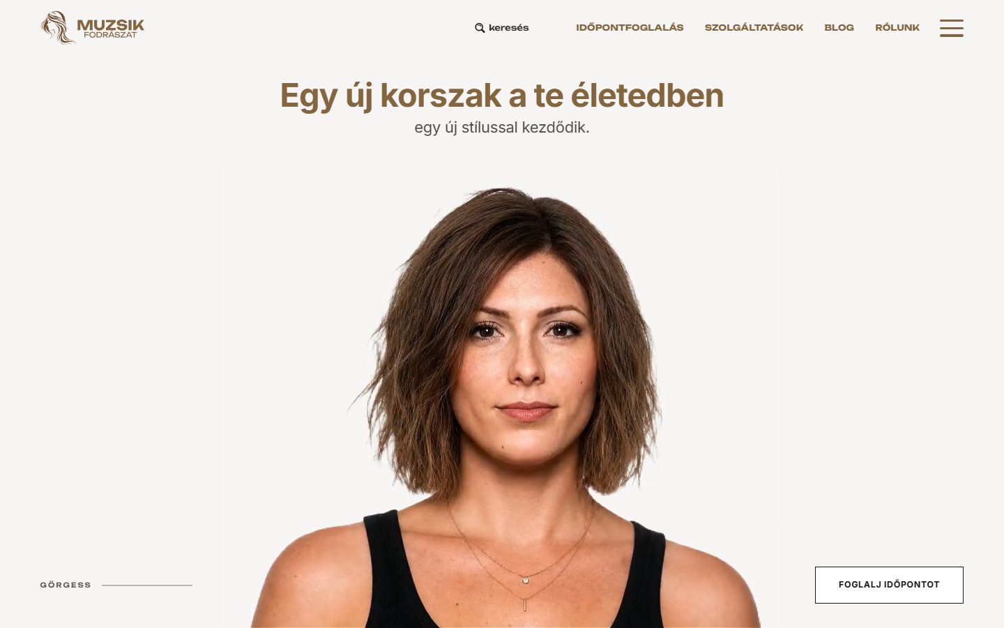 Muzsik Fodrászat — screen 1