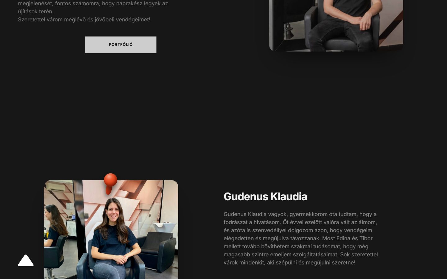 Muzsik Fodrászat — screen 6