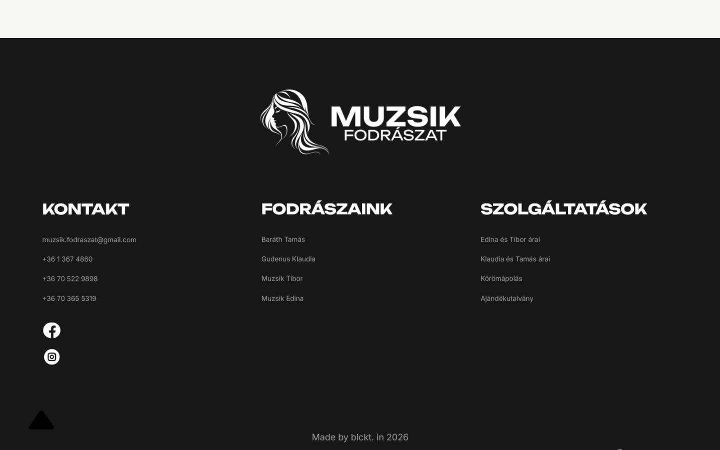 Muzsik Fodrászat — screen 8